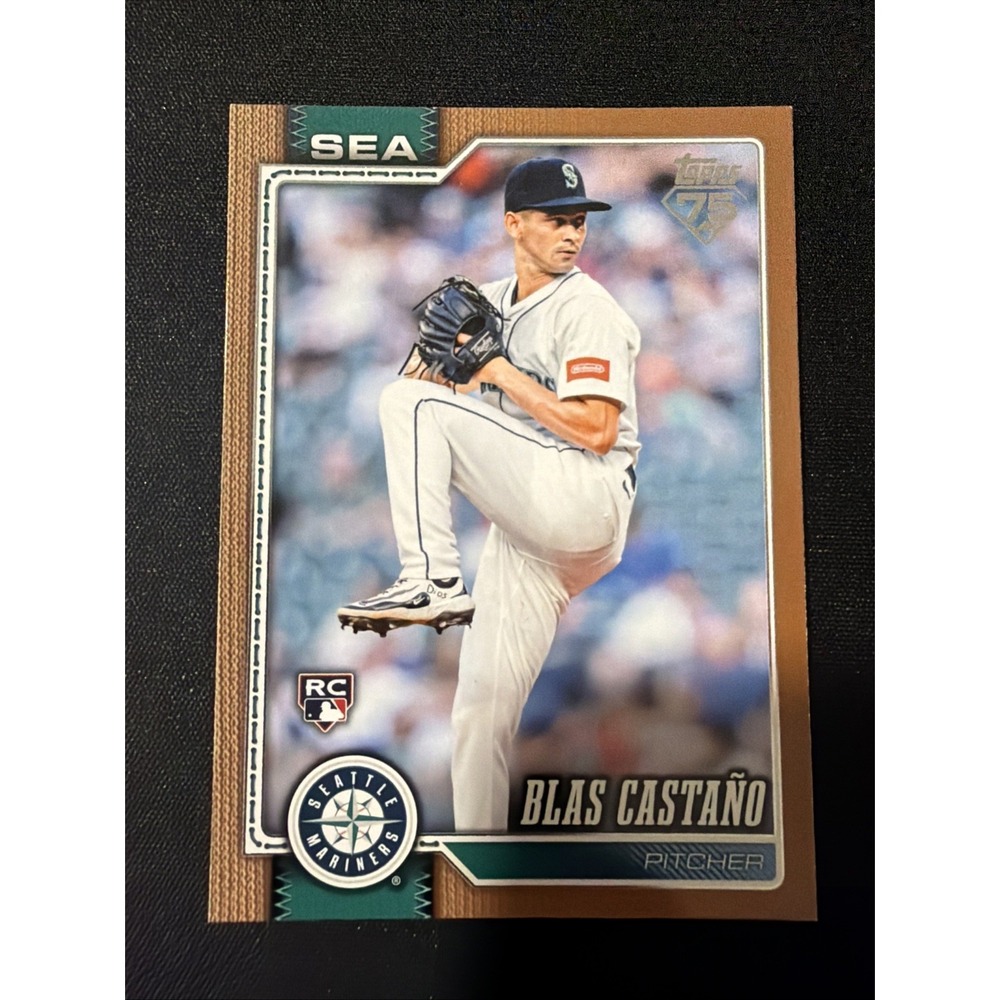 2026 Topps Series 2 Blas Castano Rookie Gold Parallel Serial Numbered 1745/2026